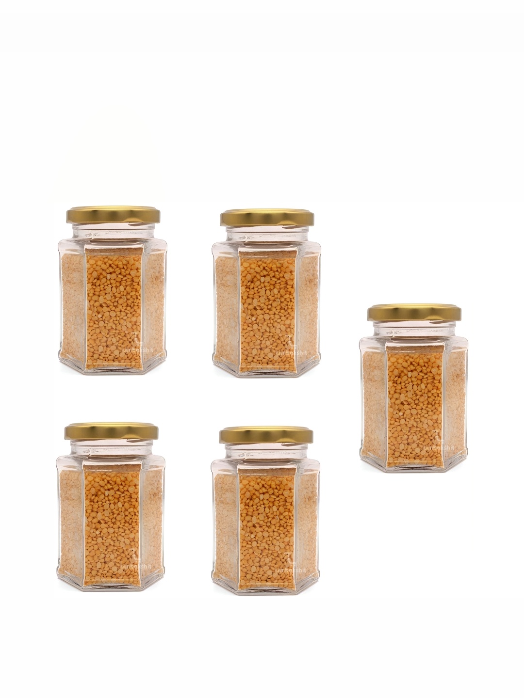 

Afast Transparent 5 Pieces Glass Dishwasher Safe Food Container