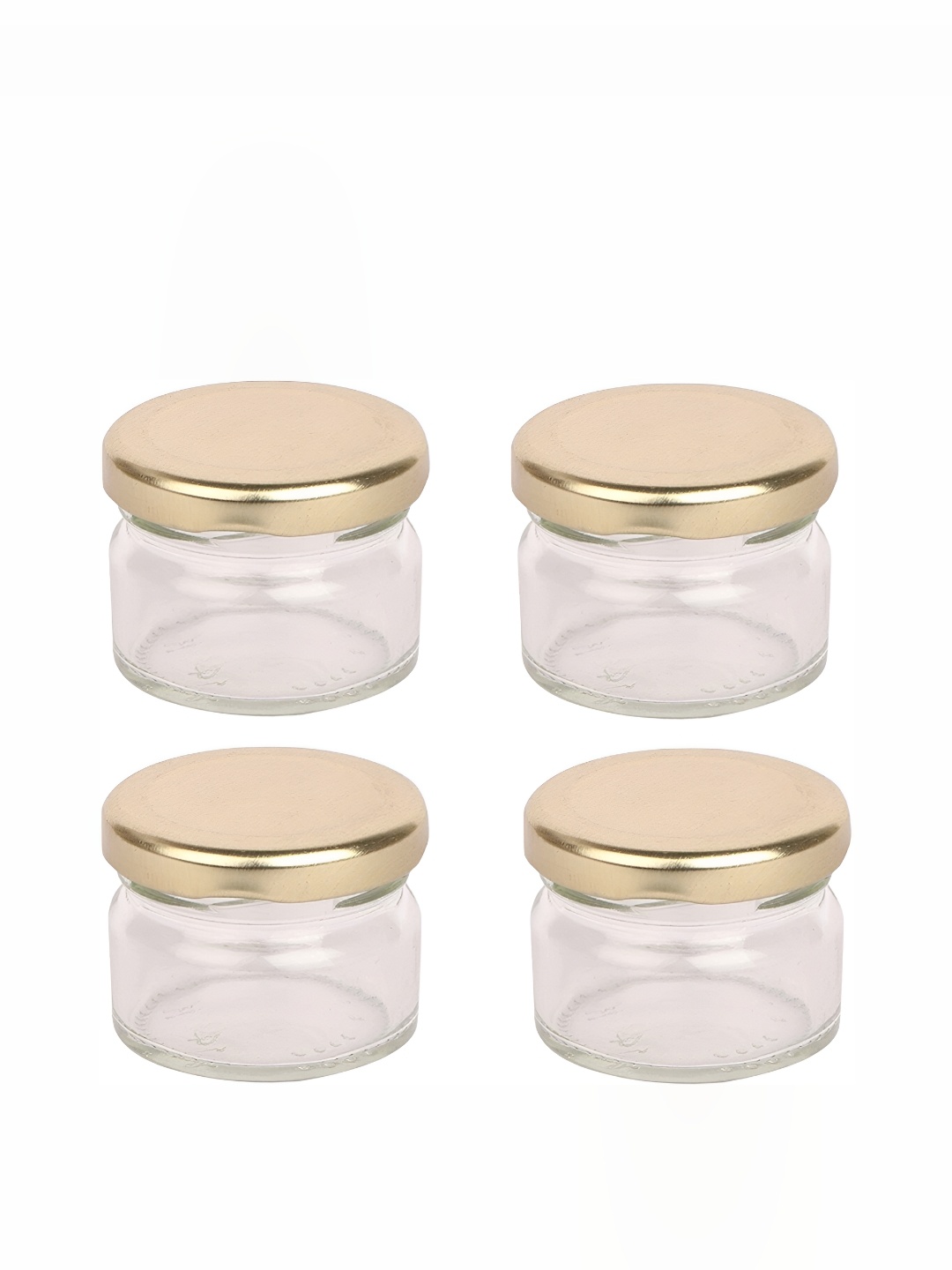 

Afast Transparent 4 Pieces Glass Dishwasher Safe Food Container Jar