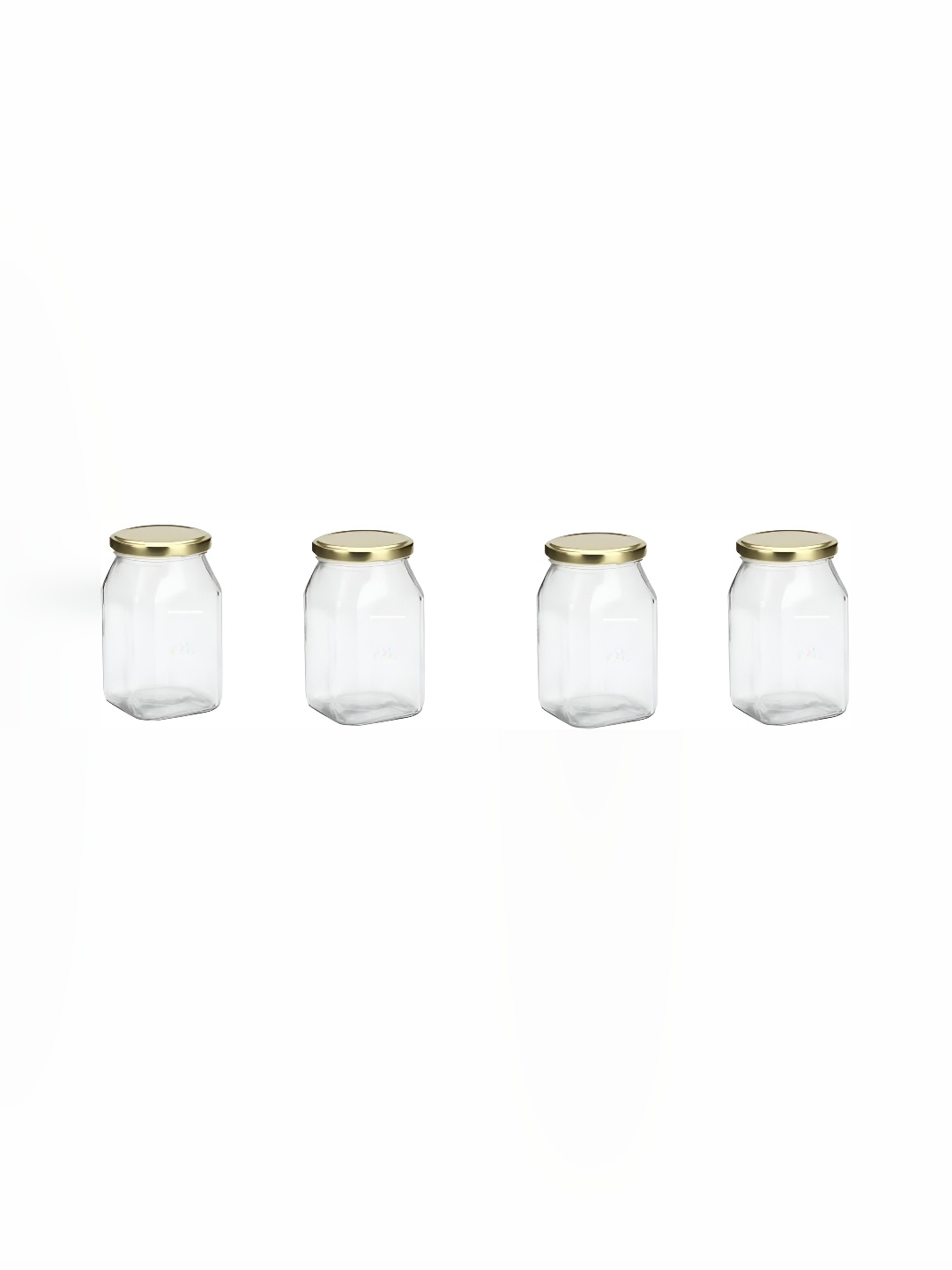 

Afast Transparent 4 Pieces Glass Dishwasher Safe Food Containers 400 ml Each