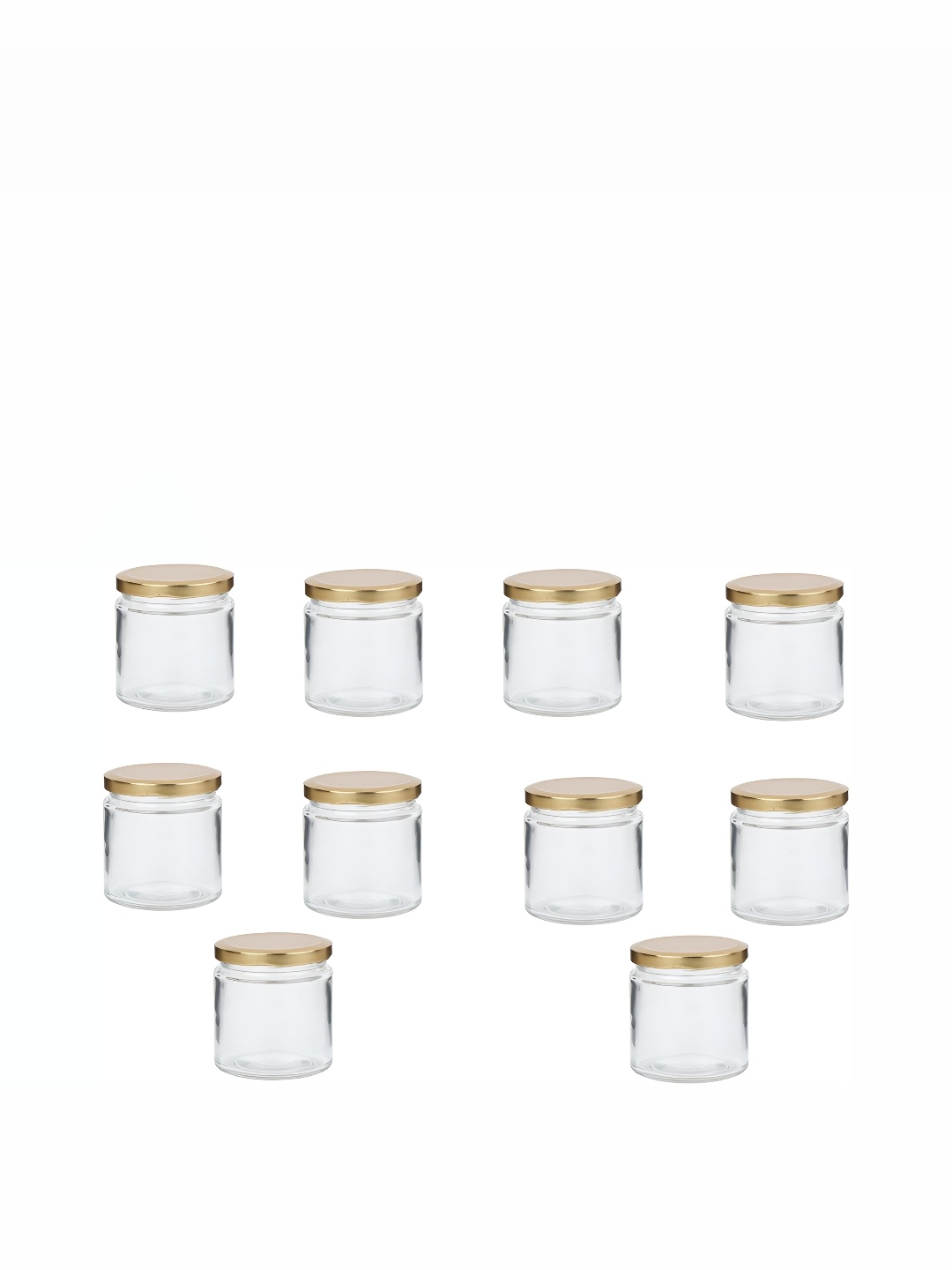 

Afast Transparent 10 Pieces Glass Dishwasher Safe Food Container 500 ml