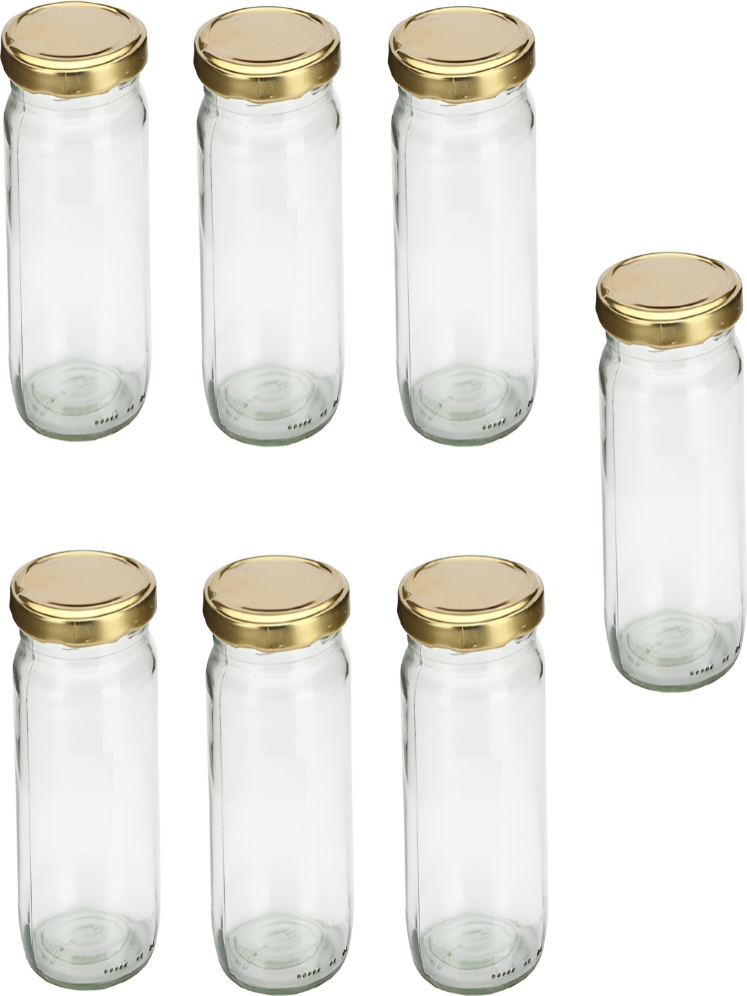 

Afast Transparent 7 Pieces Glass Dishwasher Safe Food Container Jar