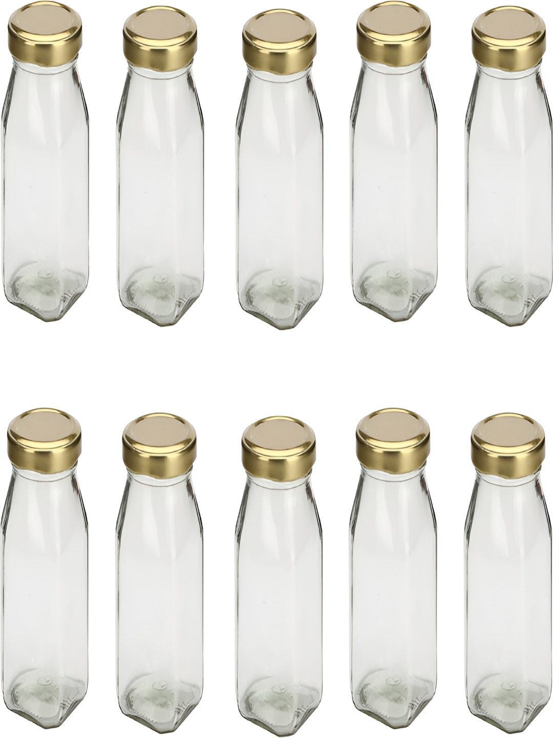 

Afast Transparent 10 Pcs Glass Dishwasher Safe Food Containers 400 ml