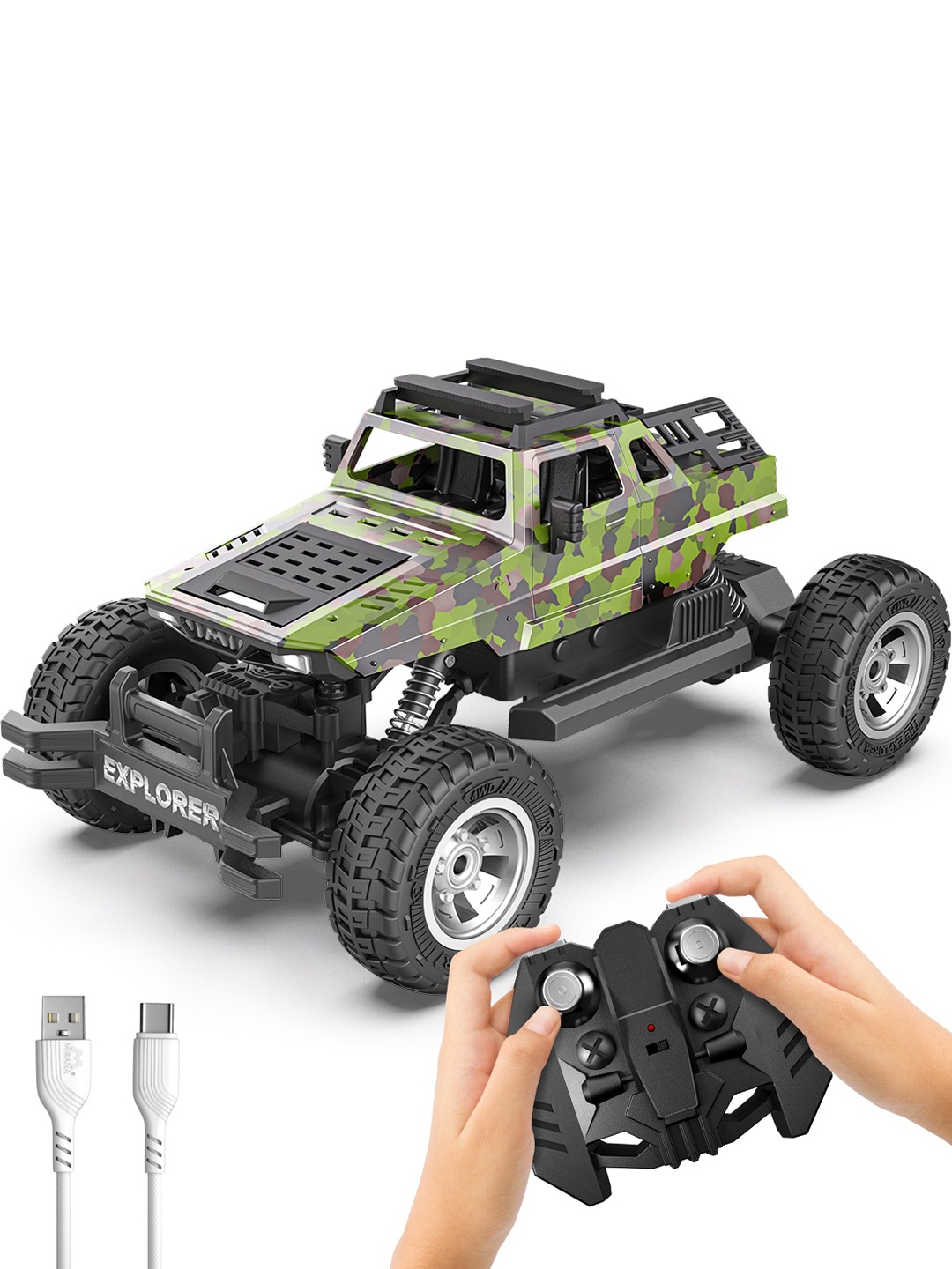 

Mirana Kids Rechargeable Remote Controlled Toy Vehicle, Green