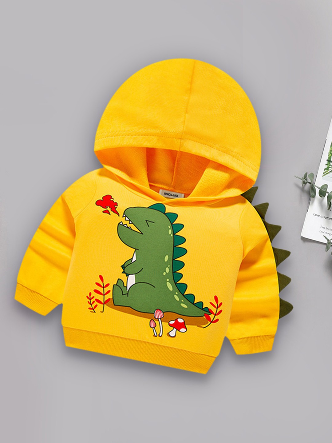 

INCLUD Boys Yellow Printed Sweatshirt