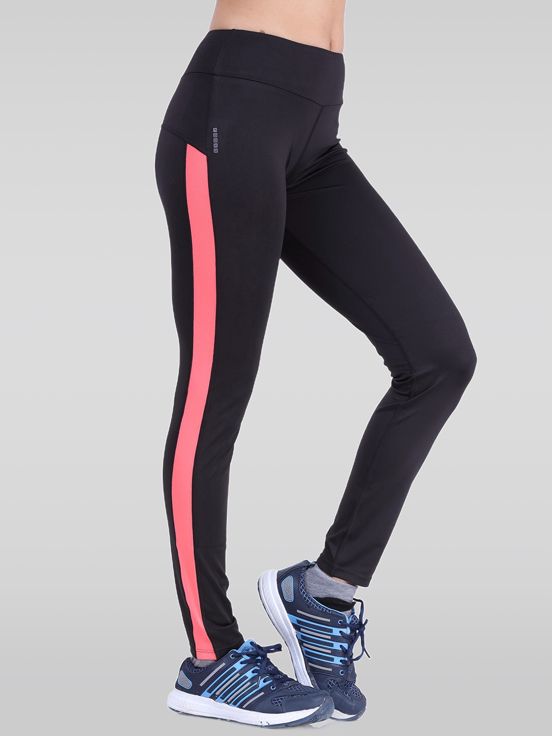 

LAASA SPORTS Women Ankle-Length Dry Fit Technology Sports Tights, Black