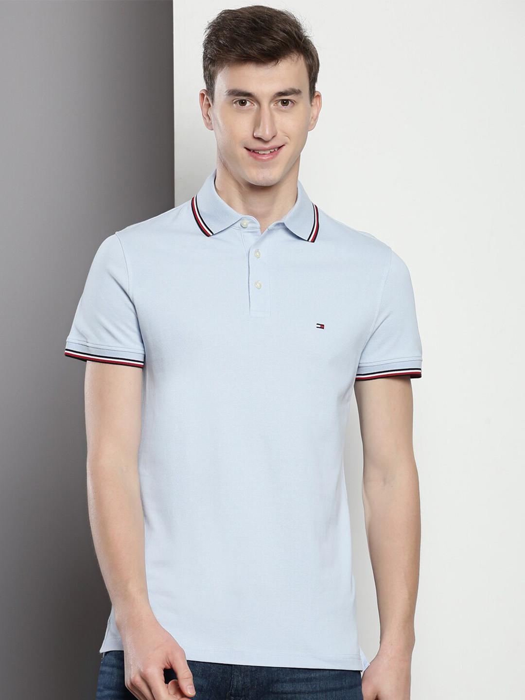 

Tommy Hilfiger Polo Collar Slim Fit T-shirt, Blue