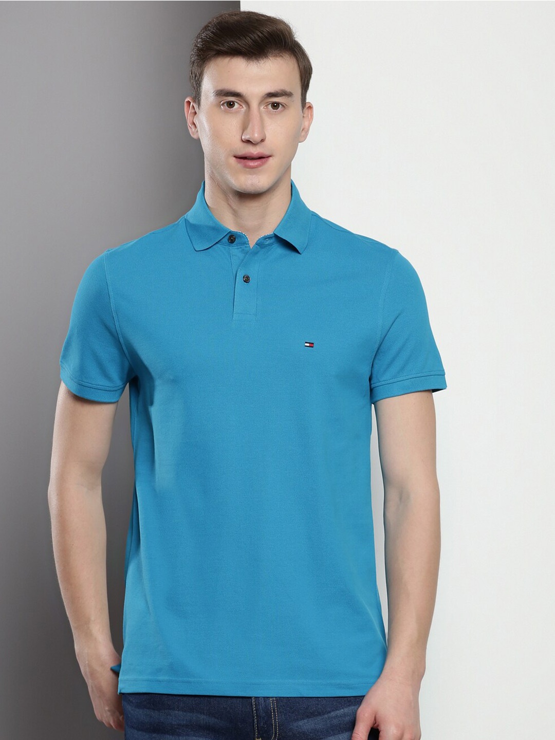 

Tommy Hilfiger Polo Collar Short Sleeves T-shirt, Blue