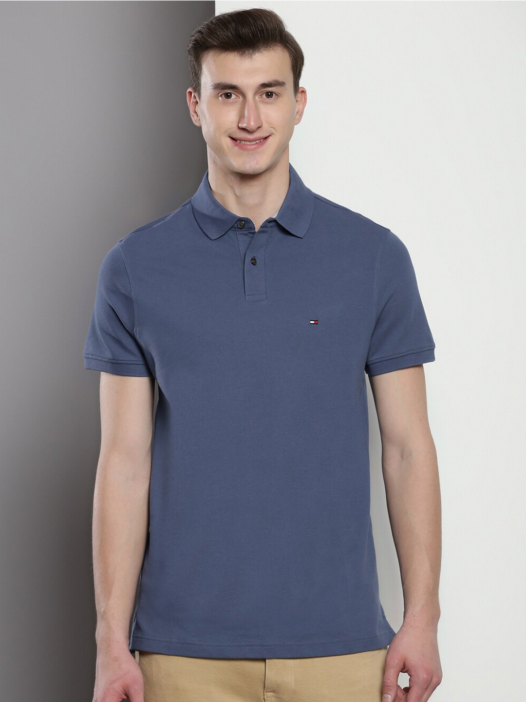 

Tommy Hilfiger Polo Collar Short Sleeves T-shirt, Blue
