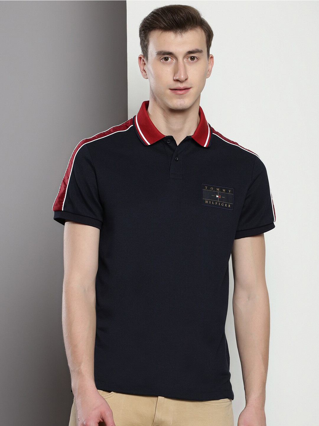 

Tommy Hilfiger Polo Collar Short Sleeves T-shirt, Navy blue