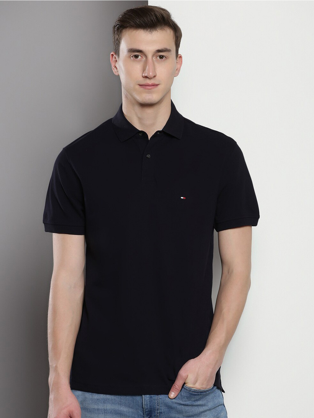 

Tommy Hilfiger Polo Collar Short Sleeves T-shirt, Navy blue