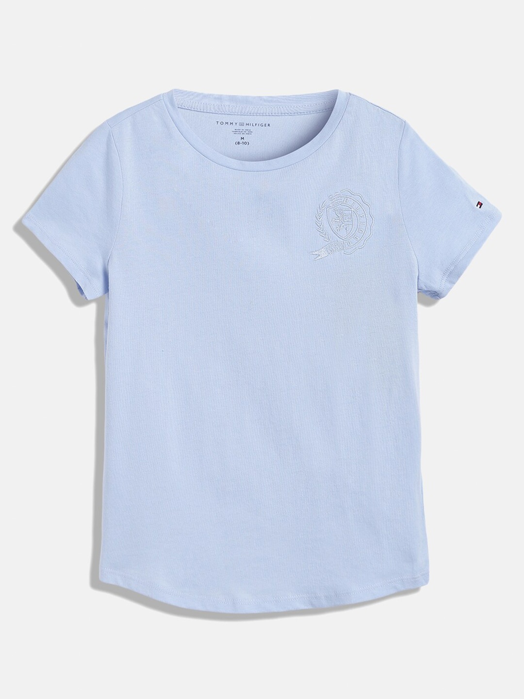 

Tommy Hilfiger Girls Pure Cotton T-shirt, Blue