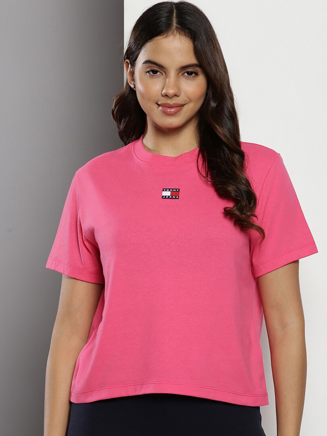 

Tommy Hilfiger Round Neck Short Sleeves T-shirt, Pink