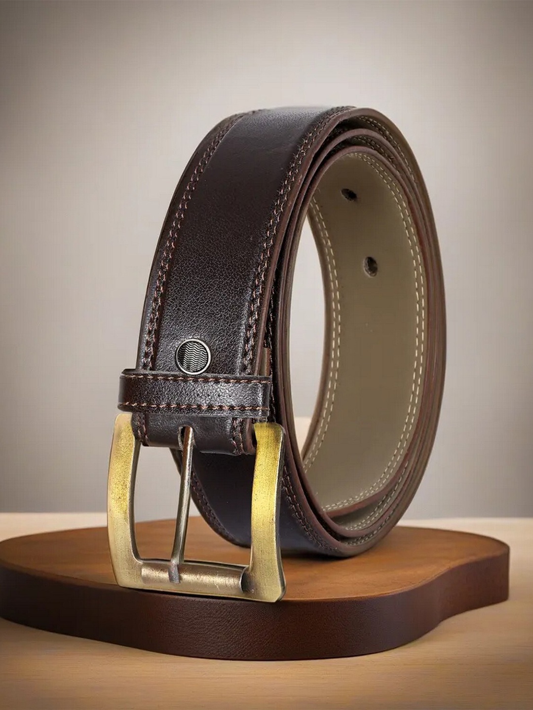 

LOREM Men Formal Belt, Brown