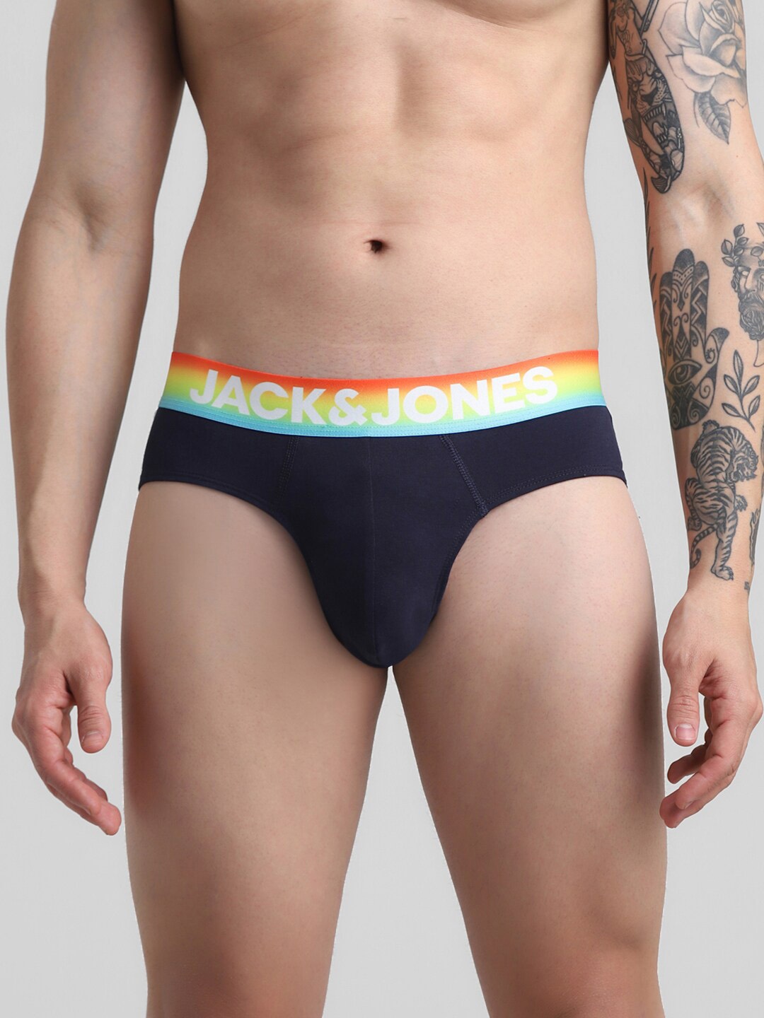 

Jack & Jones Mid-Rise Basic Briefs 1353955011, Navy blue