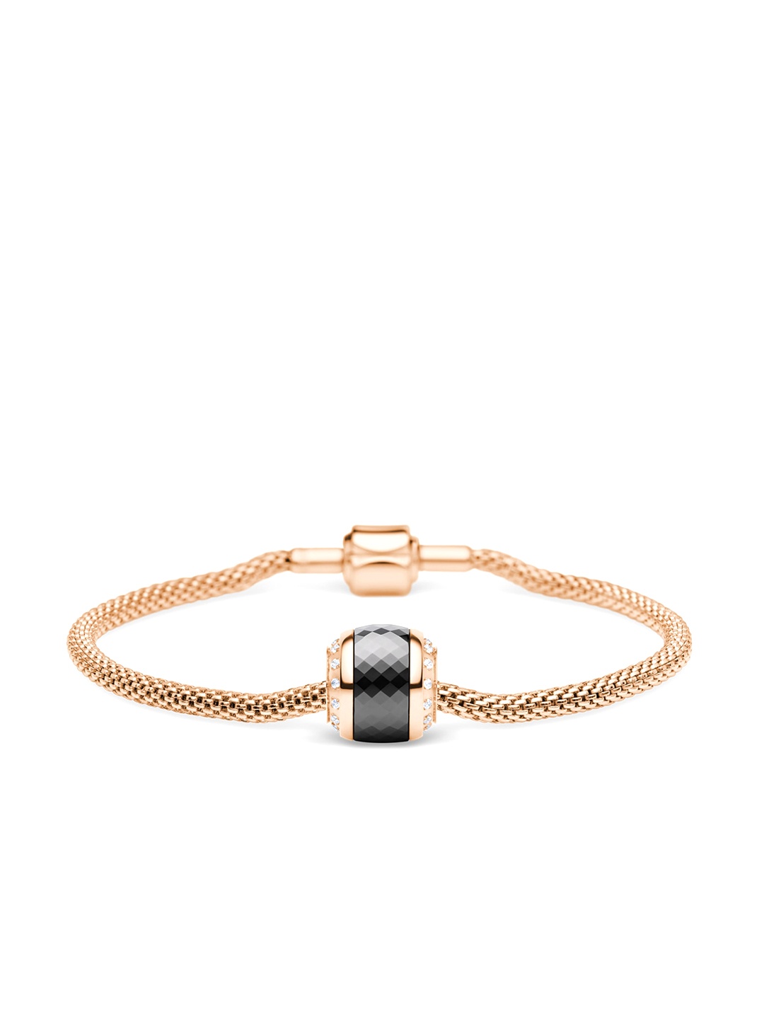

BERING Stainless Steel Wraparound Bracelet, Rose gold