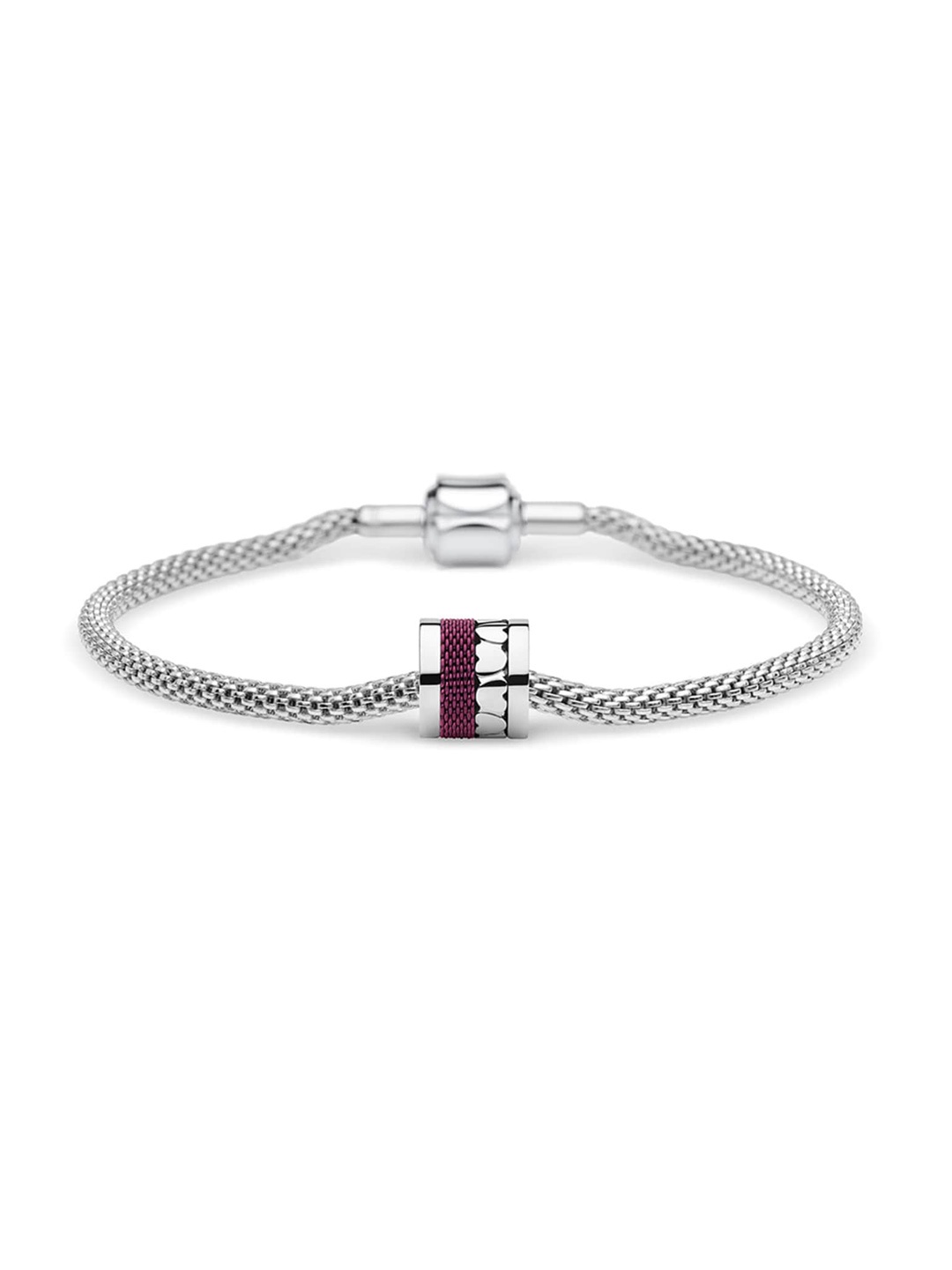 

BERING Stainless Steel Wraparound Bracelet, Silver