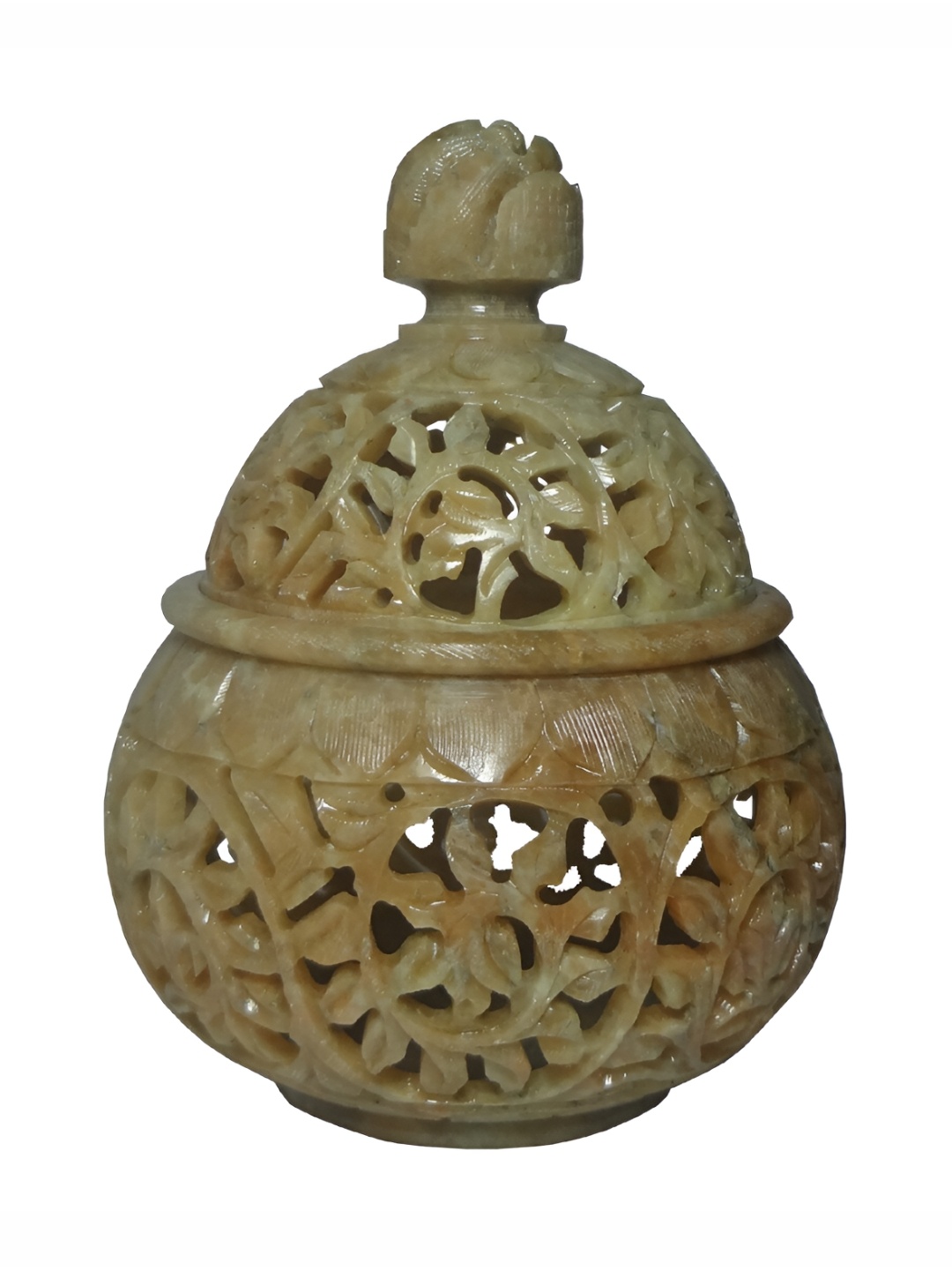 

Avinash Handicrafts Beige Textured Candle Holder