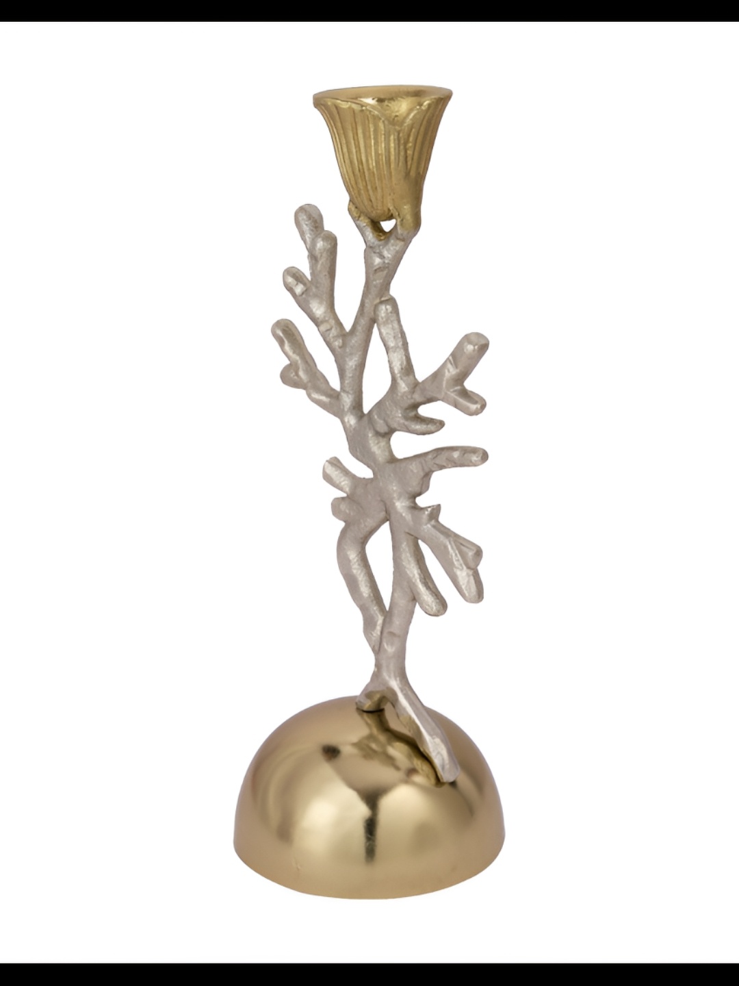 

Cocovey Homes Gold Toned & Silver Toned Aluminium Showpiece