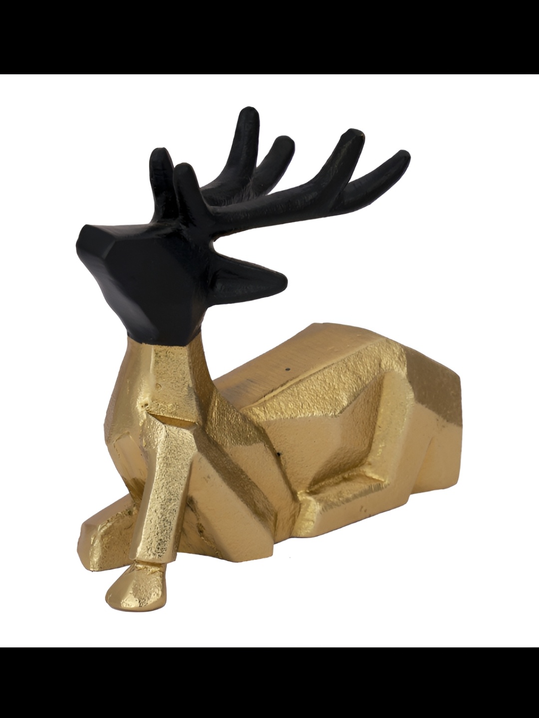 

Cocovey Homes Gold Toned & Black Aluminium Showpiece