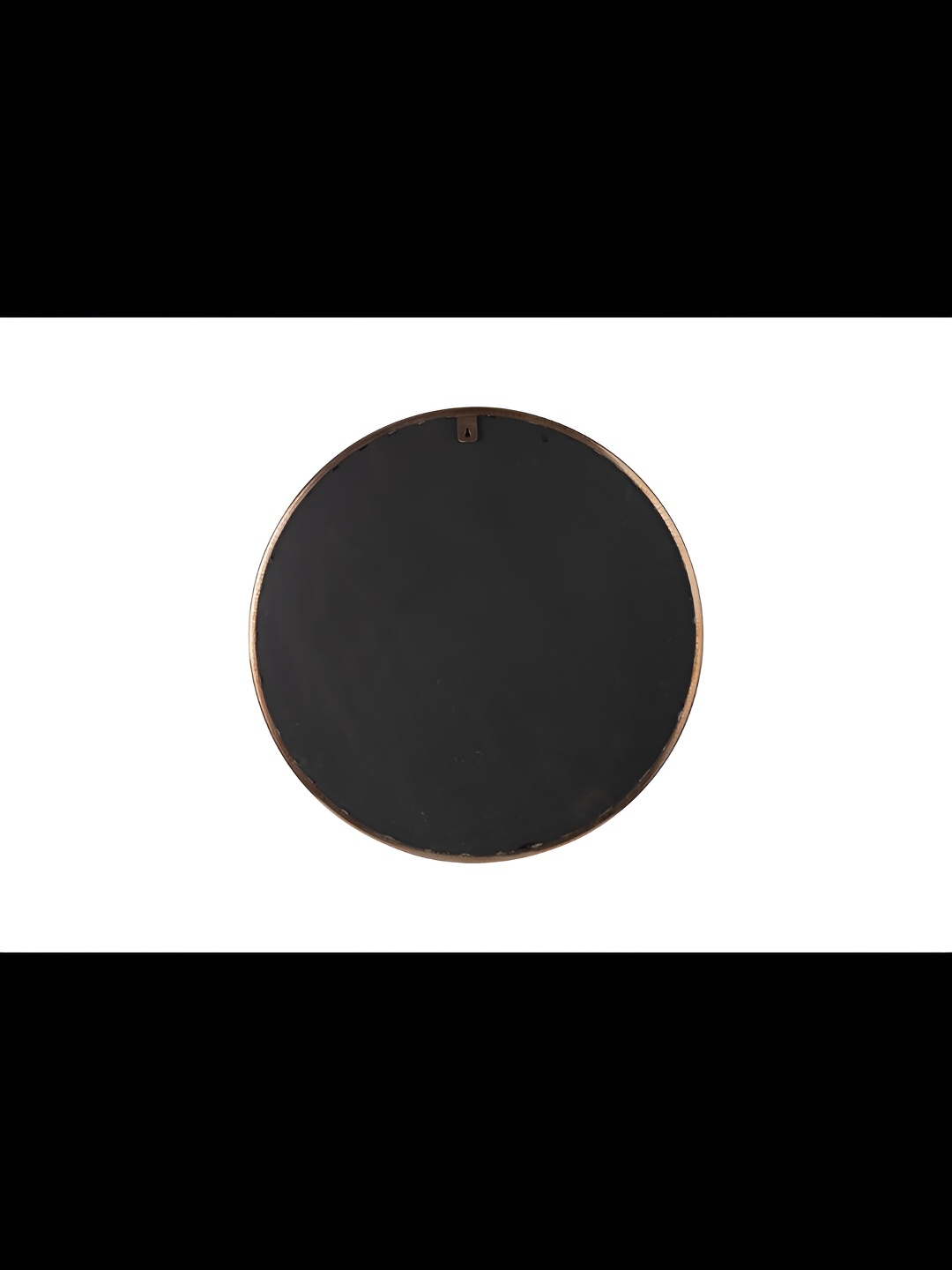 

Cocovey Homes Timeless Etched Grey & Gold-Toned Stainless Steel Round Wall Mirror