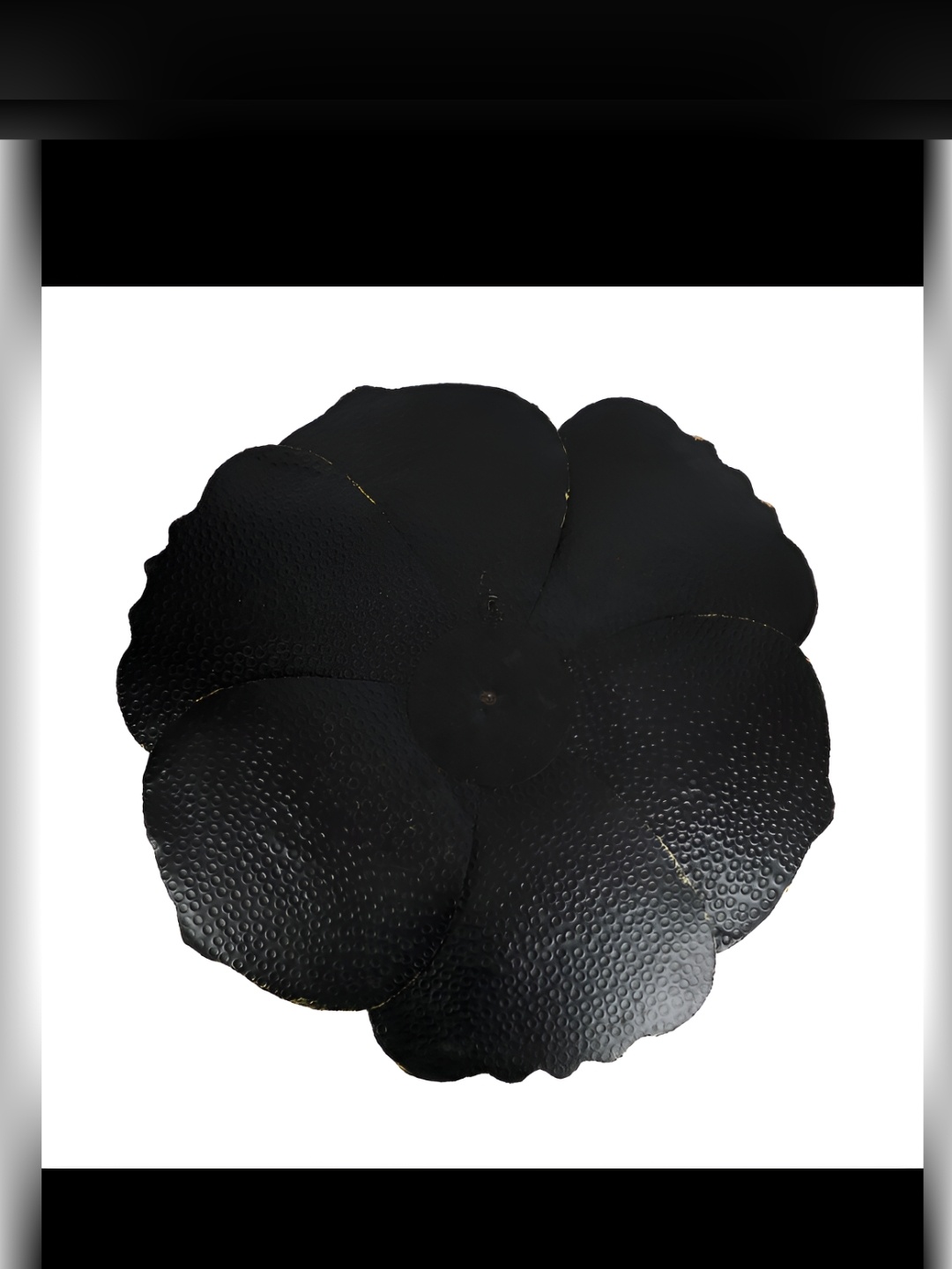 

Cocovey Homes Black & Gold Toned Textured Metal Wall Decor