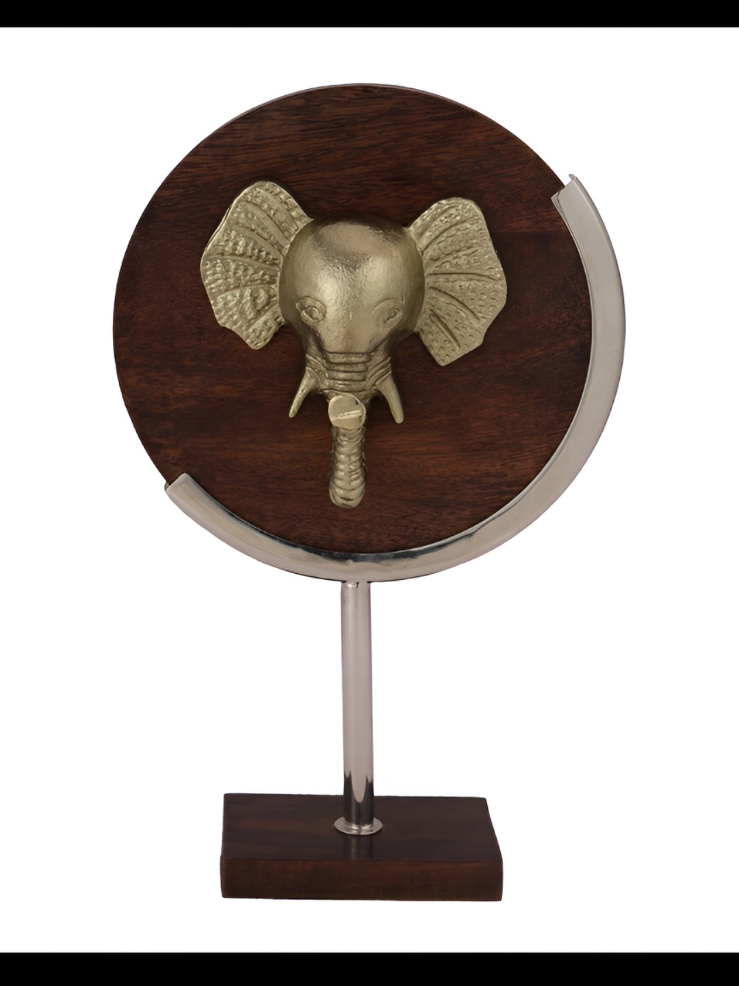 

Cocovey Homes Gold-Toned & Brown Elephant Figurine Showpieces