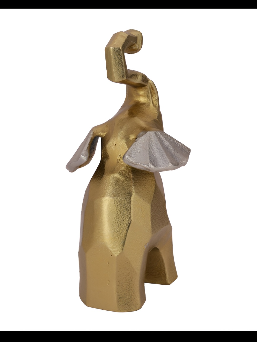 

Cocovey Homes Gold-Toned & Silver Toned Elephant Figurine Aluminium Showpieces