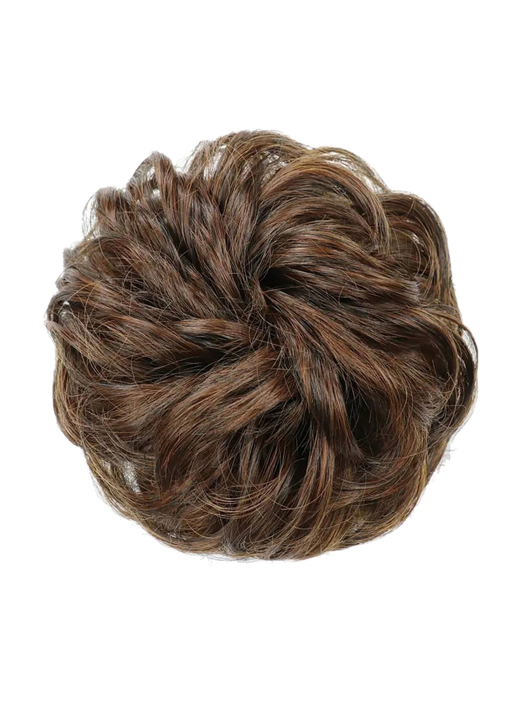 

FIMBUL Messy Curly Hair Bun Extension - Brown