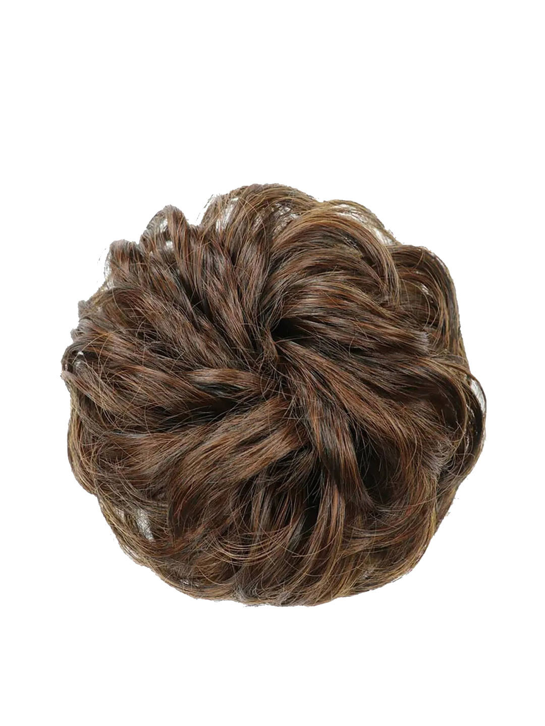 

Krelin Messy Curly Hair Bun Extensions - Brown