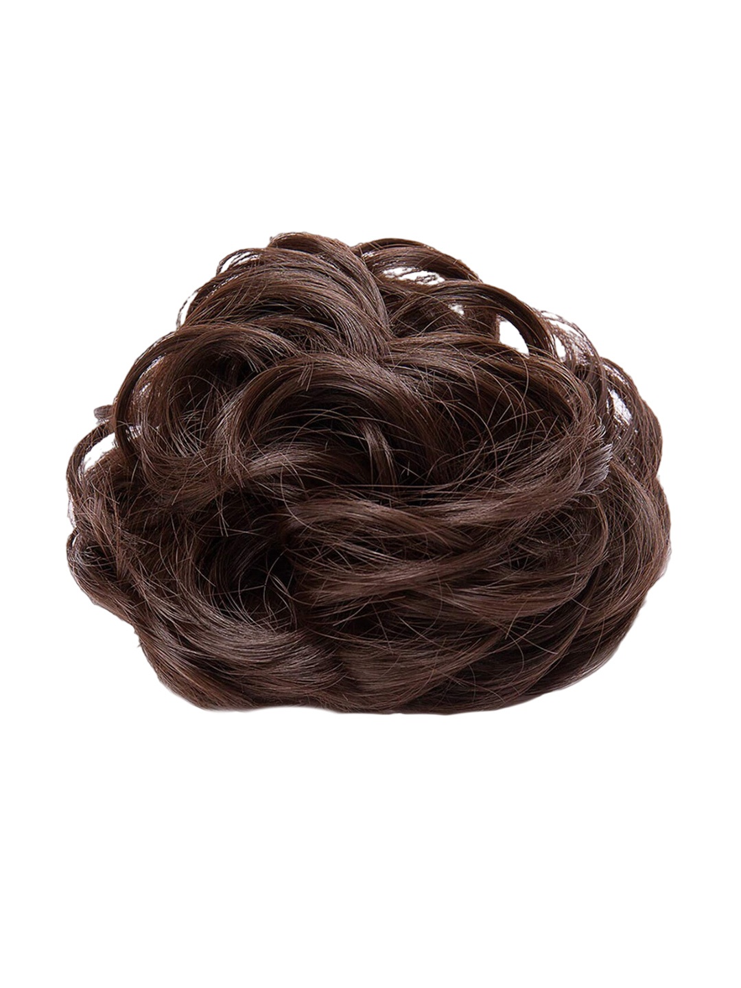 

Krelin 2-Pcs Messy Curly Hair Bun Extensions - Dark Brown 12