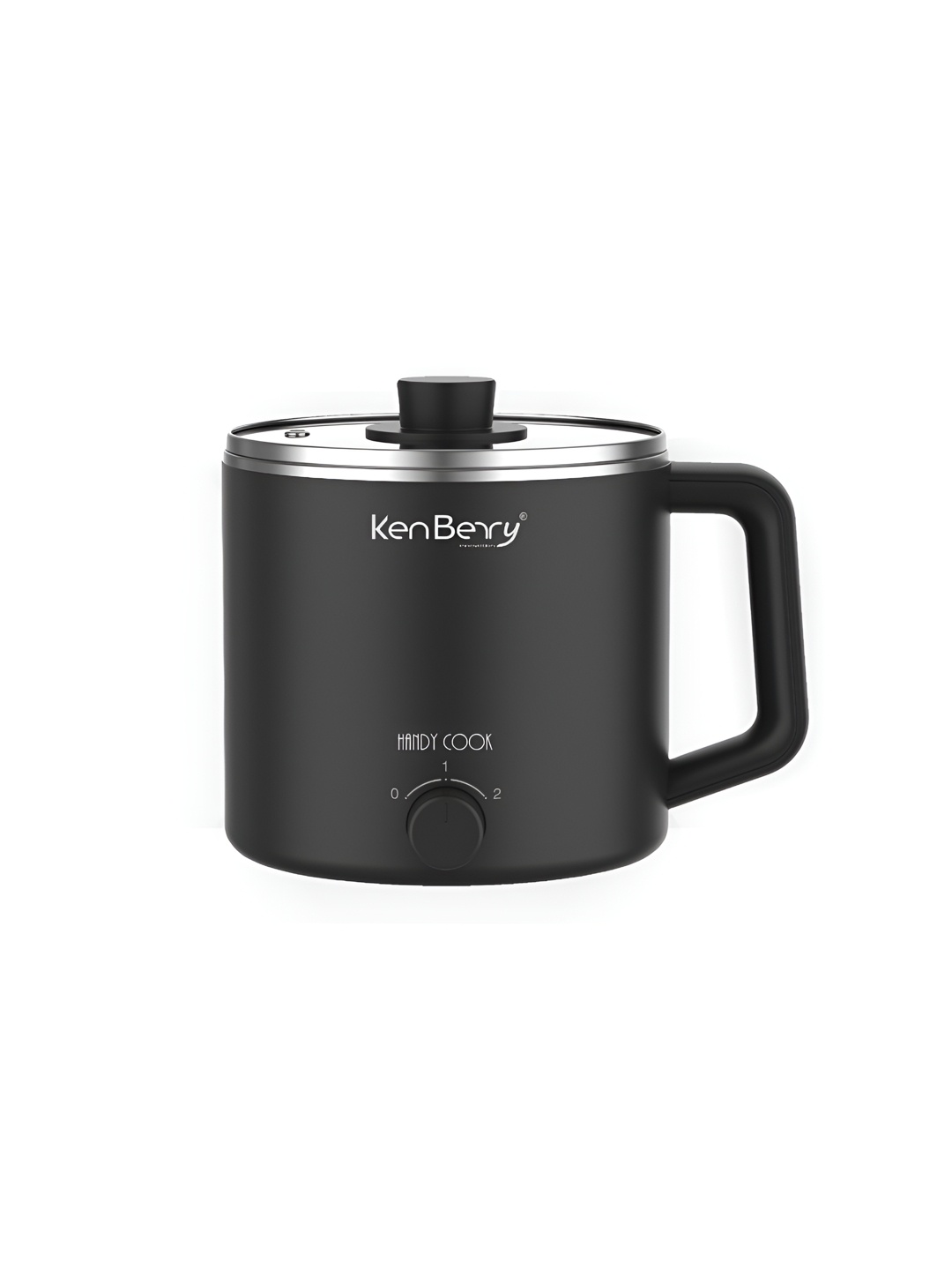 

KenBerry Handy Cook Stainless Steel Multi Purpose Electric Kettle 1.65 L, Black