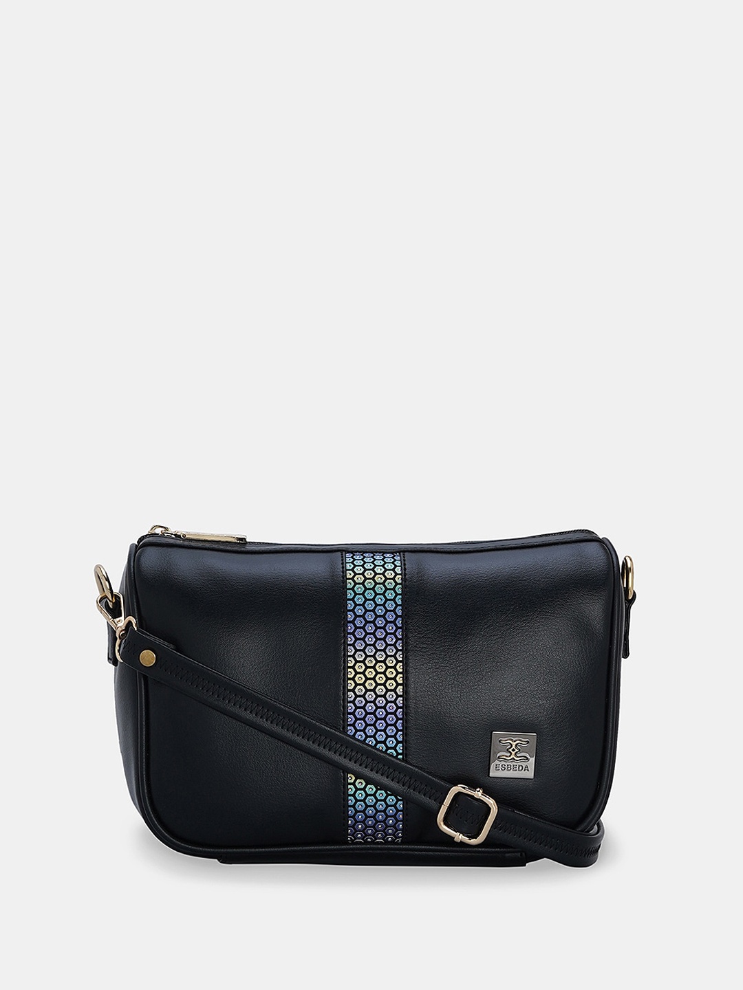 

ESBEDA Classic Boxy Swagger Sling Bag, Black