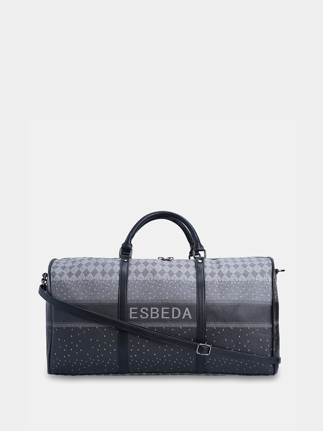 

ESBEDA Printed Duffel Bag, Black