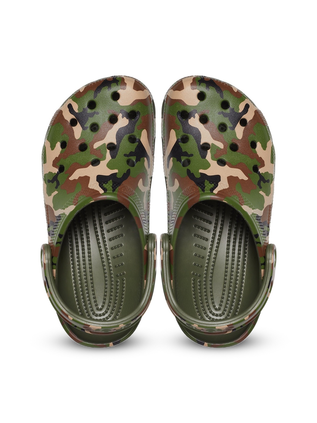 

Crocs Unisex Printed Clogs, Green
