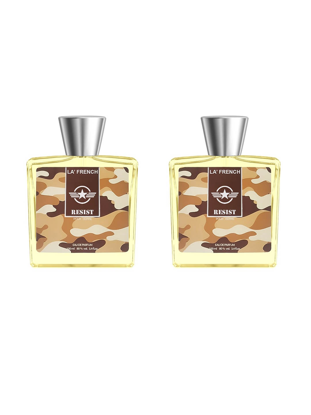 

La French Men Resist Eau De Parfum - 100ml Each, Brown