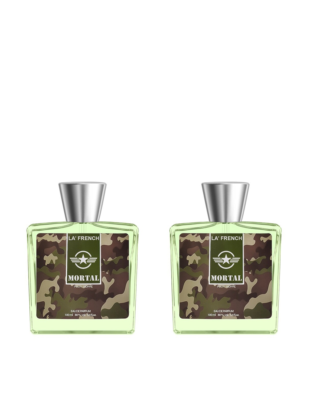 

La French Men Mortal Eau De Parfum - 100ml Each, Green