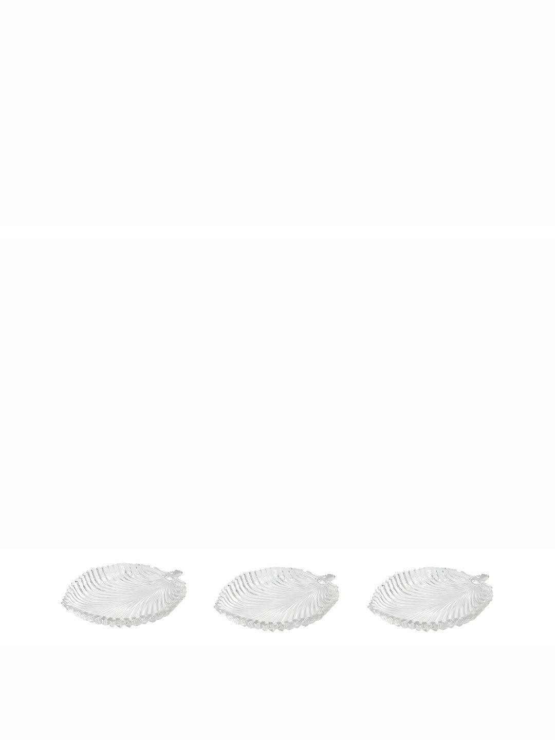 

Afast Transparent Glass Dishwasher Safe Food Platter