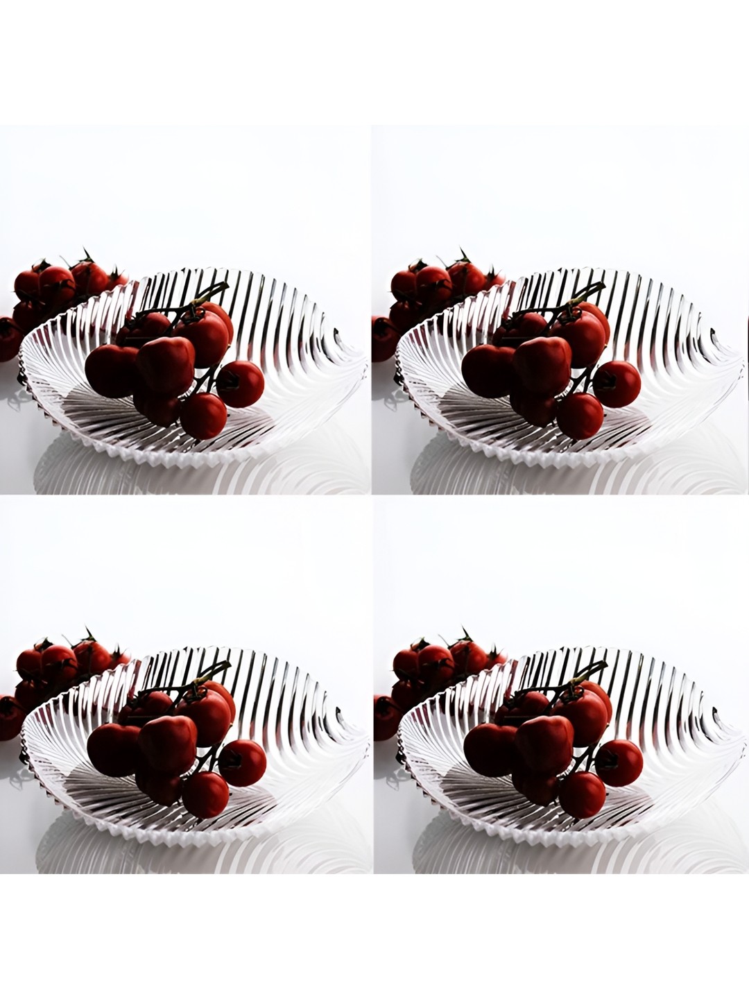 

Afast Transparent 2 Pieces Glass Dishwasher Safe Fruit and Vegetable Basket