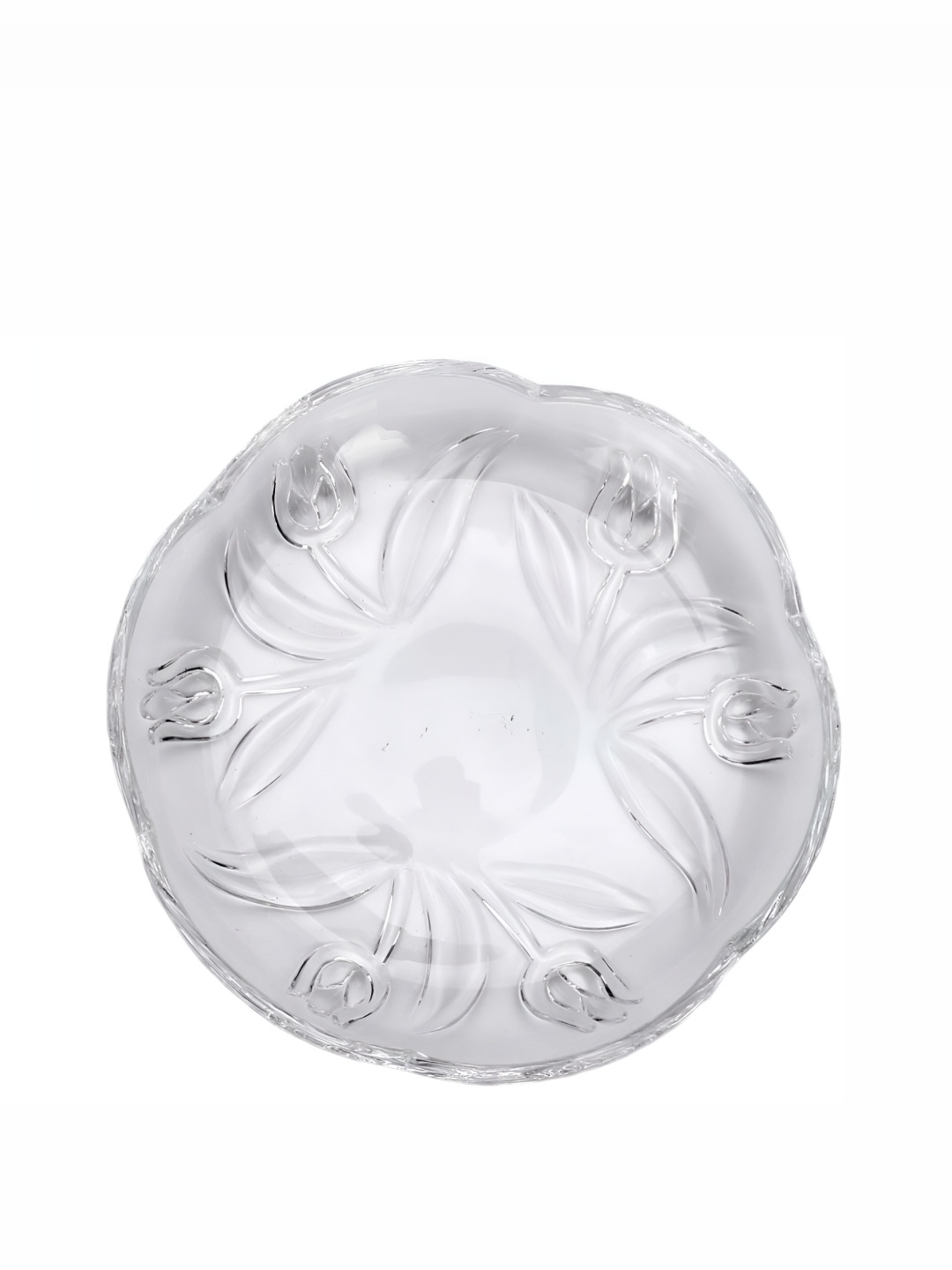 

Afast Transparent Textured Glass Dishwasher Platter