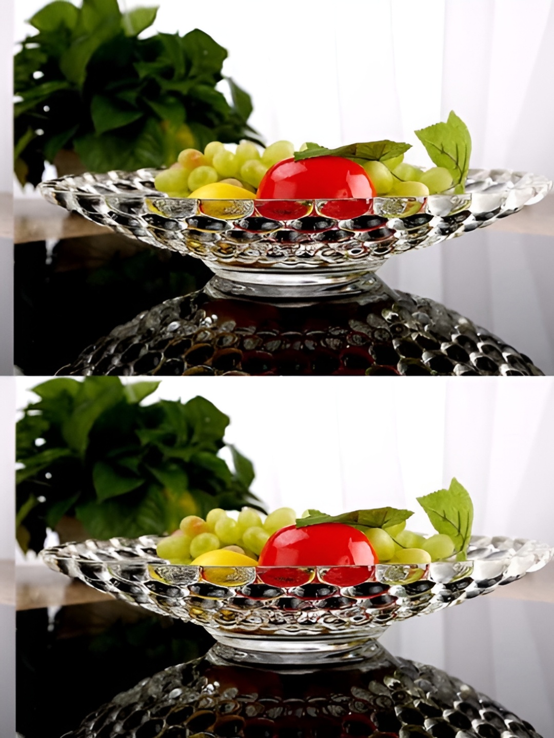 

Afast Transparent Glass Dishwasher Safe Fruit and Vegetable Basket