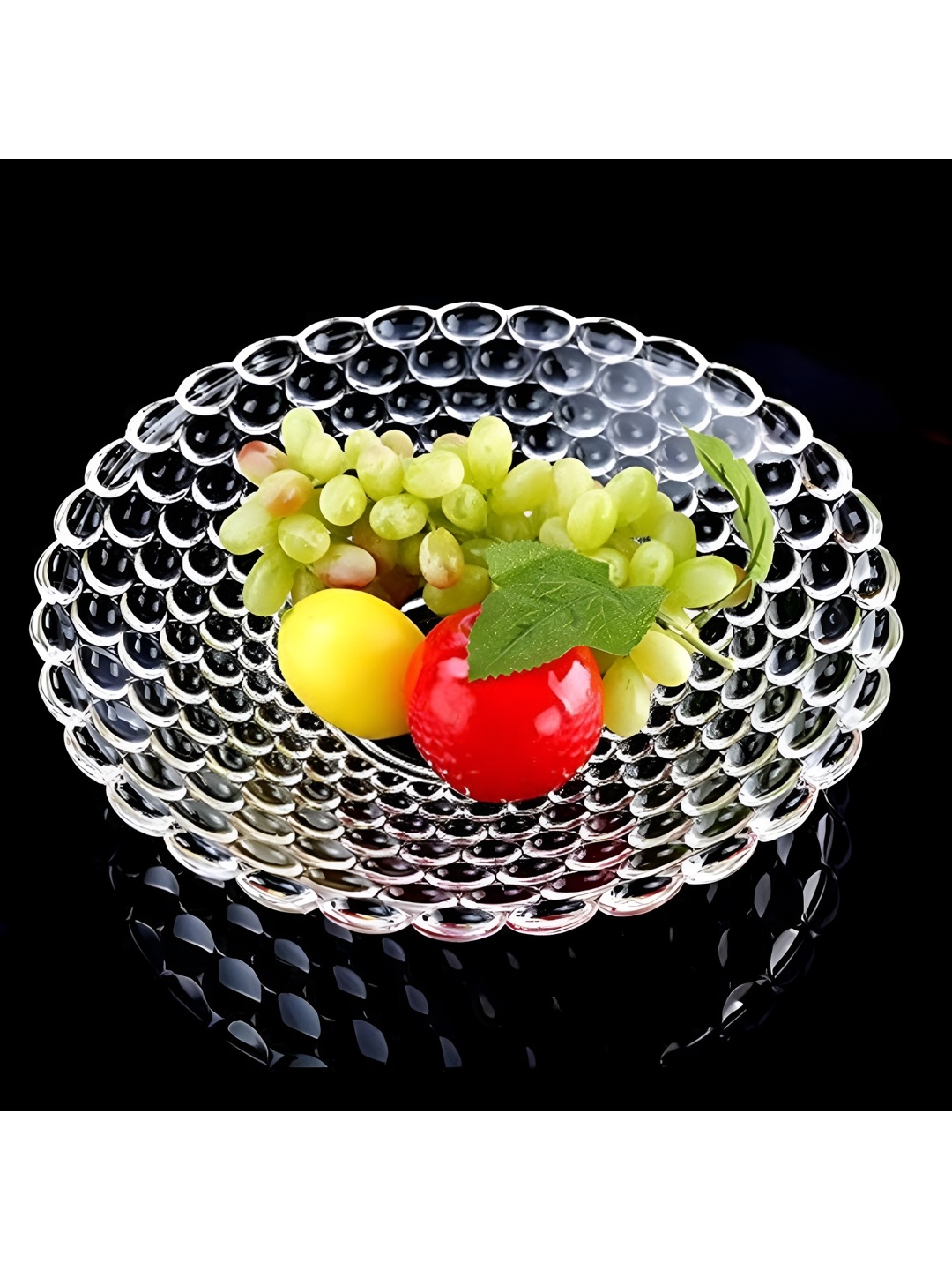 

Afast Transparent Glass Dishwasher Safe Fruit and Vegetable Basket