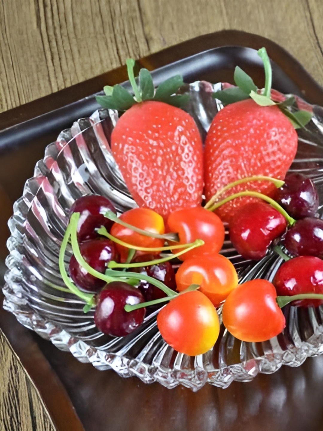 

Afast Transparent Glass Dishwasher Safe Fruit and Vegetable Basket