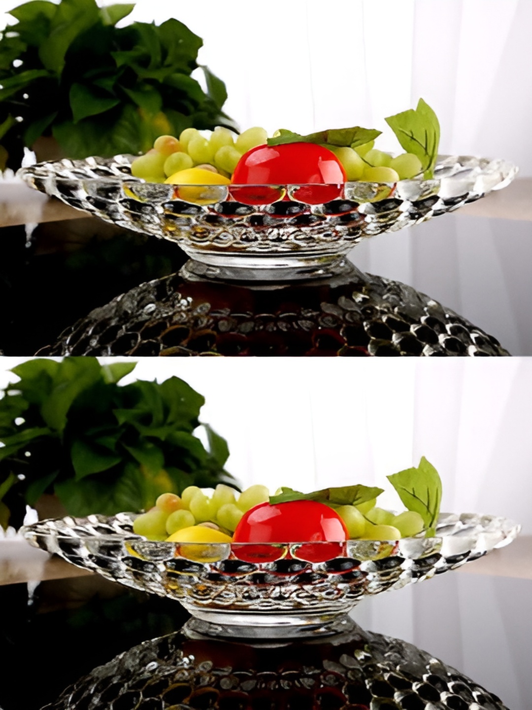 

Afast Transparent Glass Dishwasher Safe Fruit and Vegetable Basket