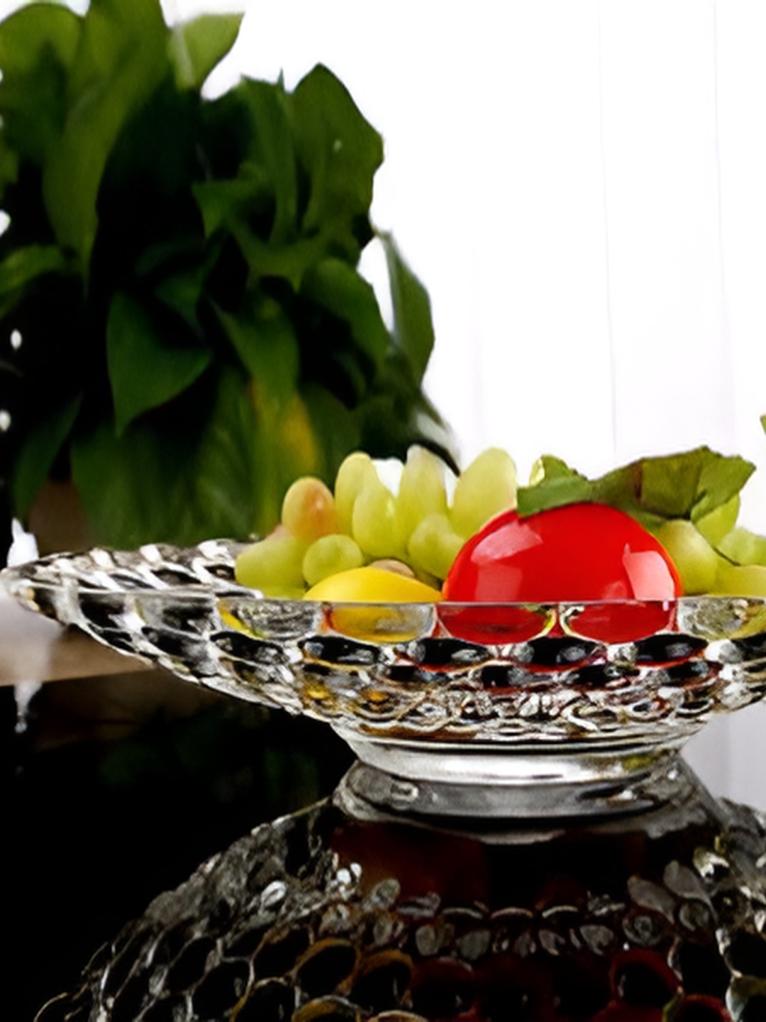 

Afast Transparent Glass Dishwasher Safe Fruit and Vegetable Basket