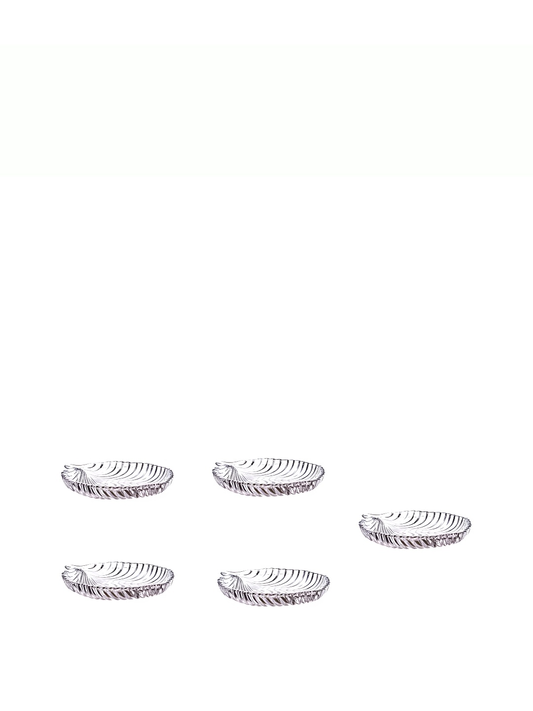 

Afast Transparent 5 Pcs Glass Dishwasher Safe Fruit and Vegetable Basket