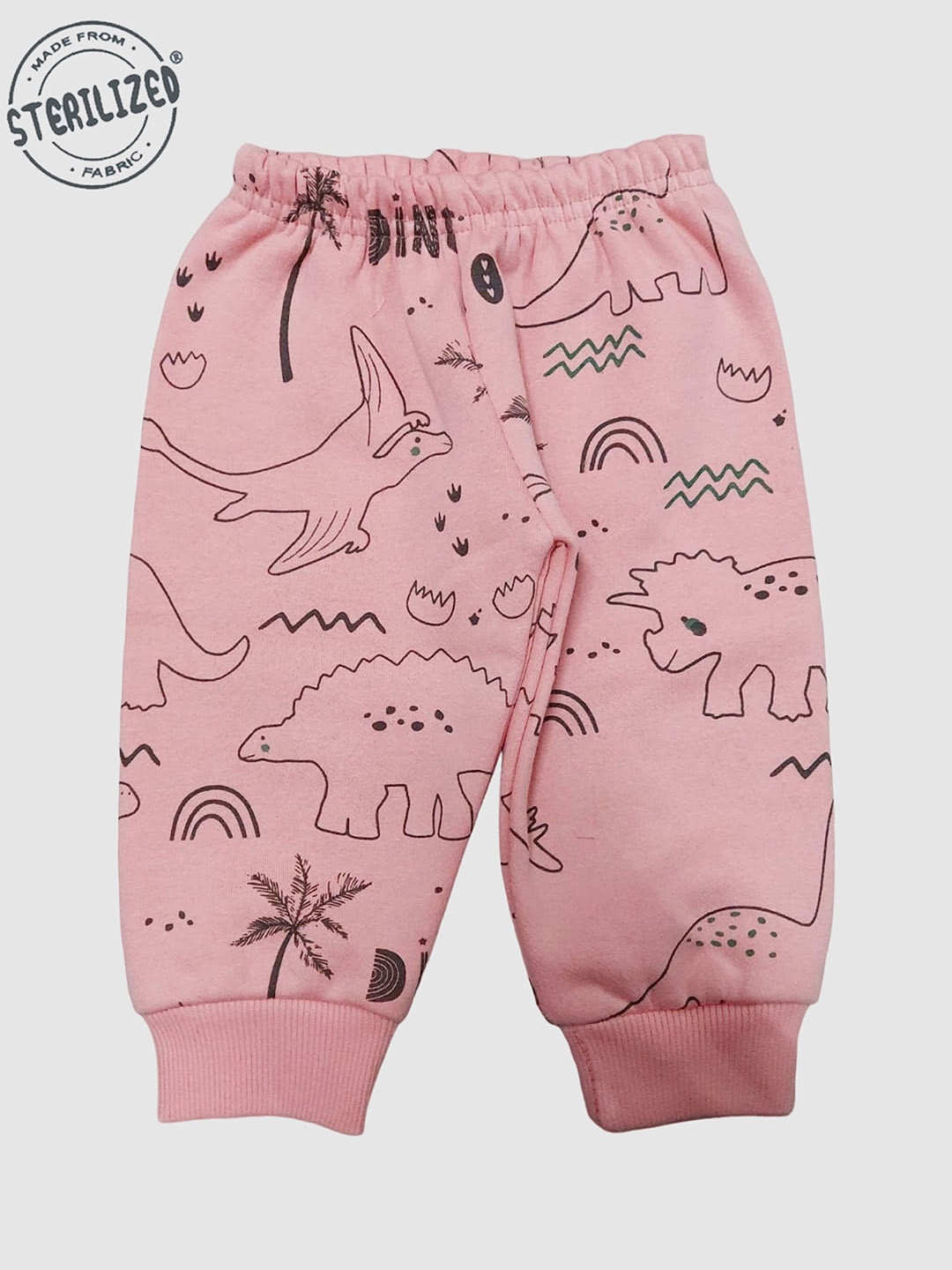 

Moms Love Infants Conversational Printed Sterilized Fabric Cotton Lounge Pants, Pink