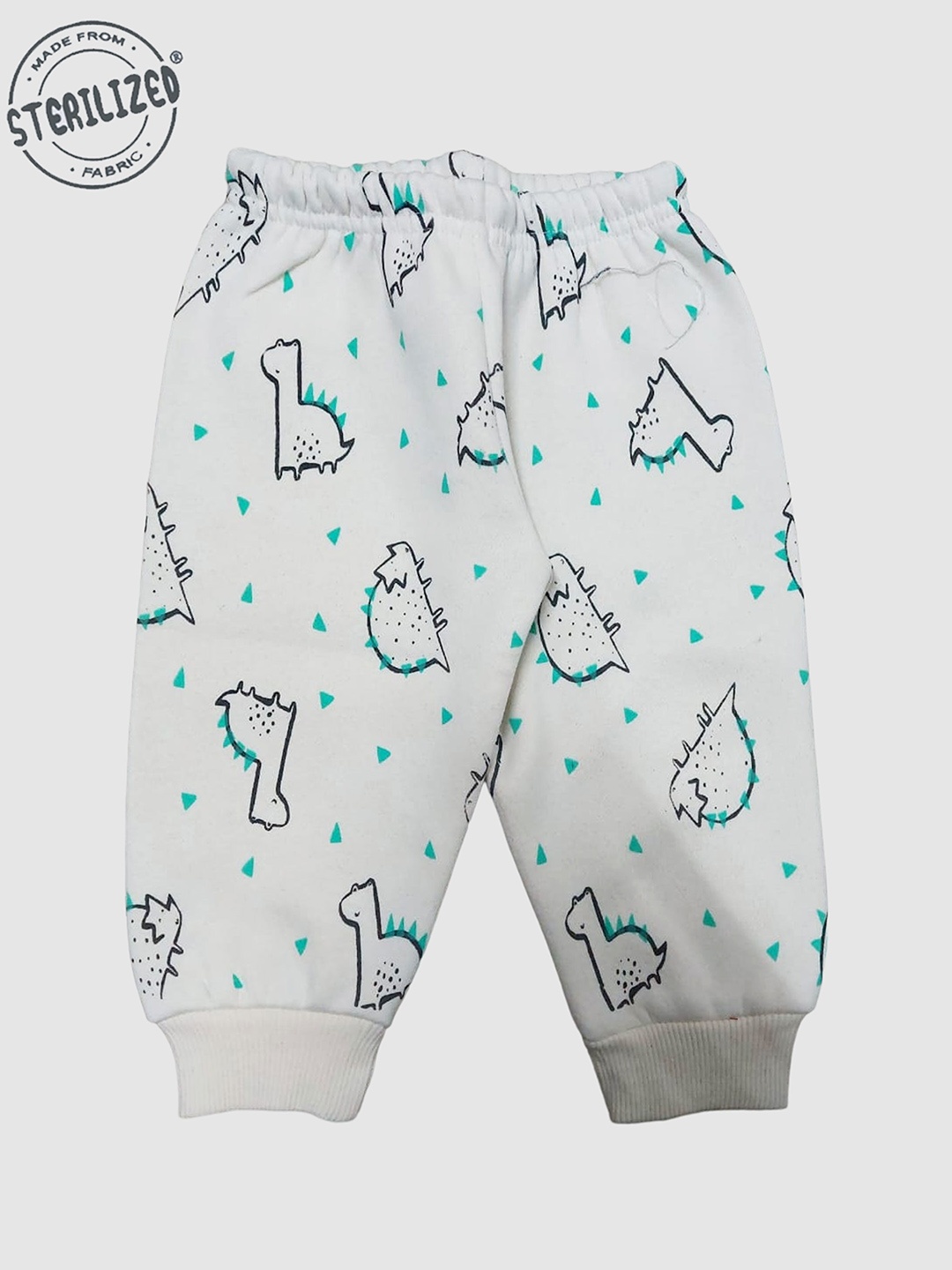 

Moms Love Infants Conversational Printed Sterilized Fabric Cotton Lounge Pants, Off white