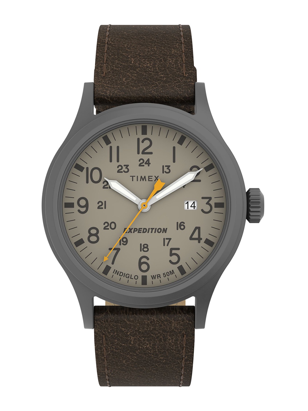 

Timex Men Leather Straps Analogue Watch TW4B23100JQ, Tan