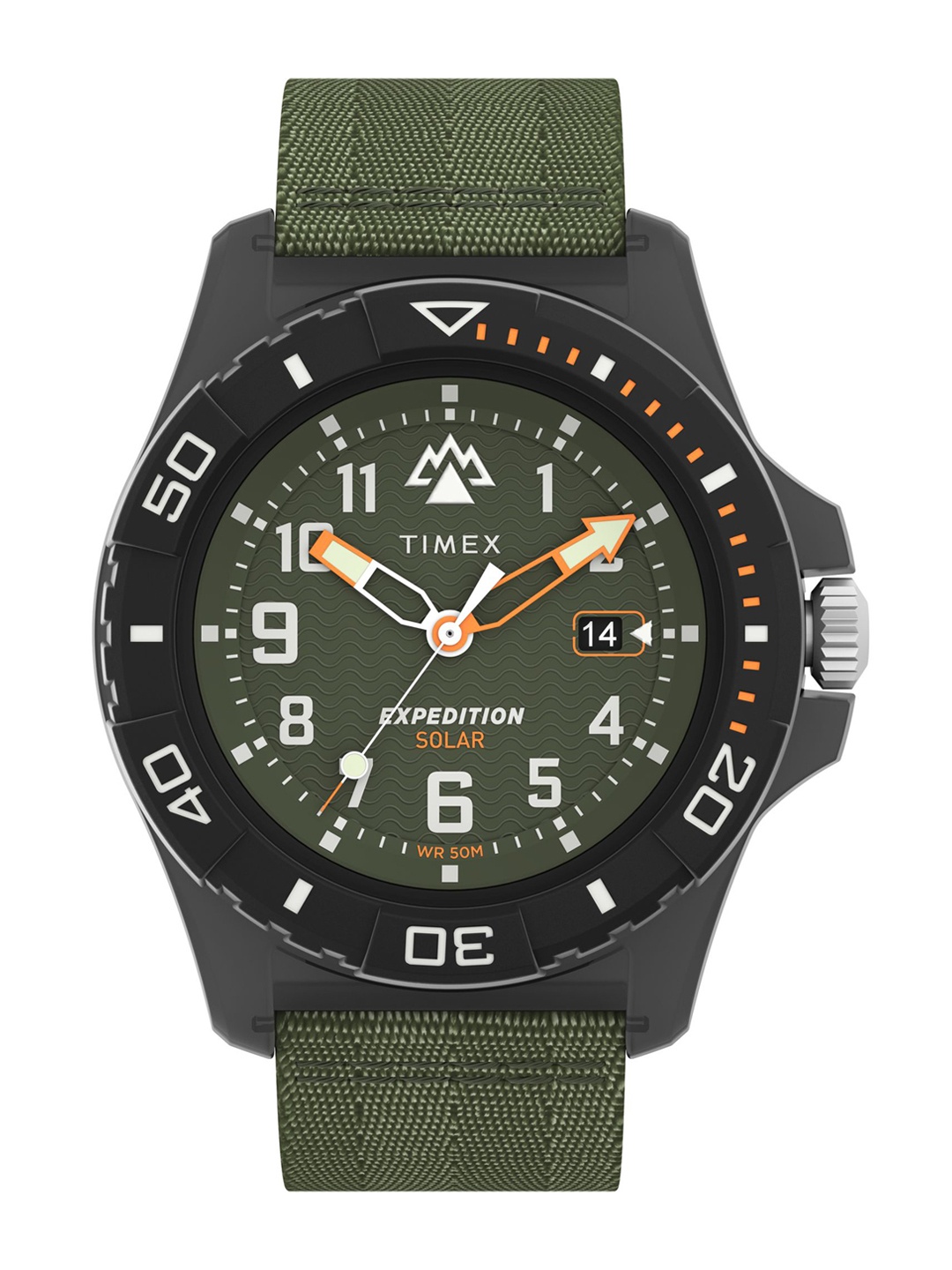 

Timex Men Ceramic Straps Analogue Watch TW2V40400X6, Green