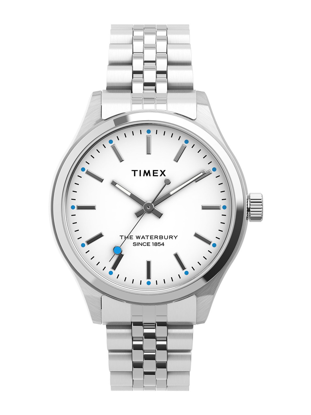 

Timex Women Stainless Steel Bracelet Style Straps Analogue Watch TW2U23400UJ, White